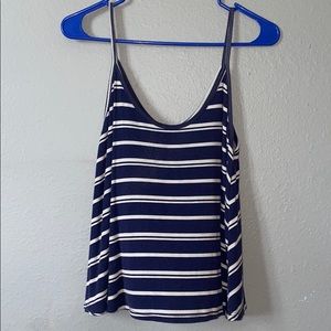 Blue Stripped Tank Top